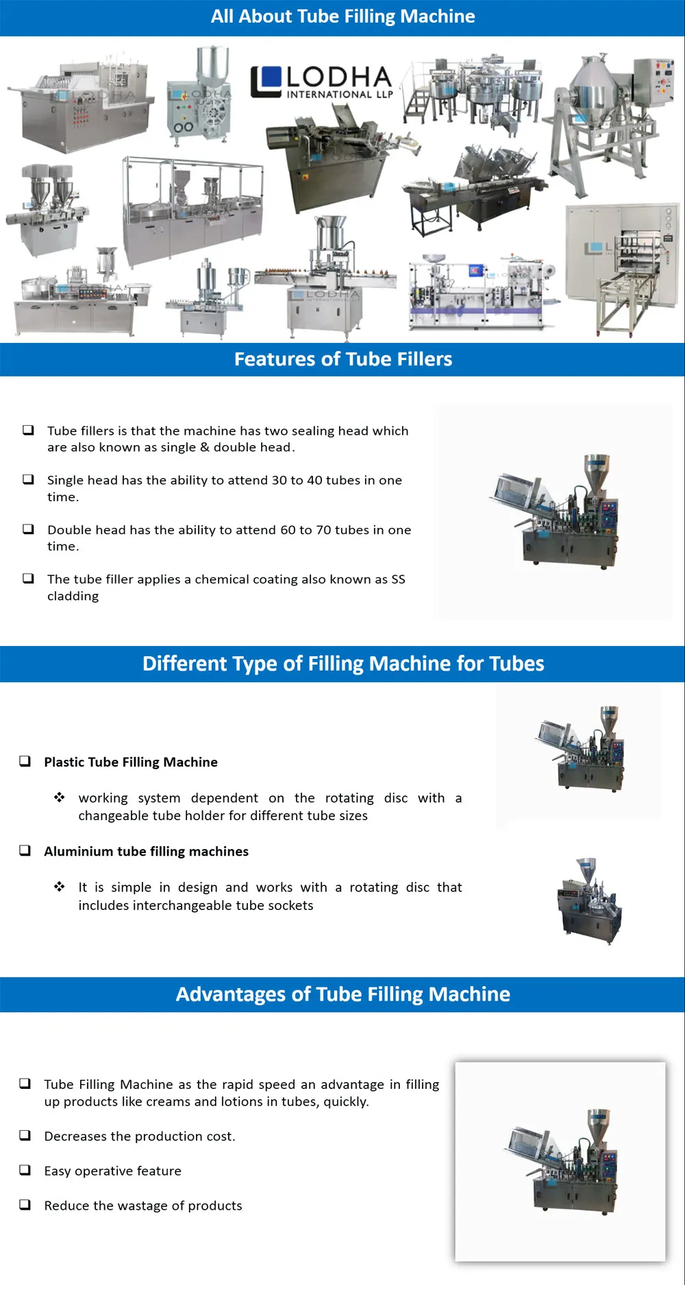 All about Tube Filling Machine