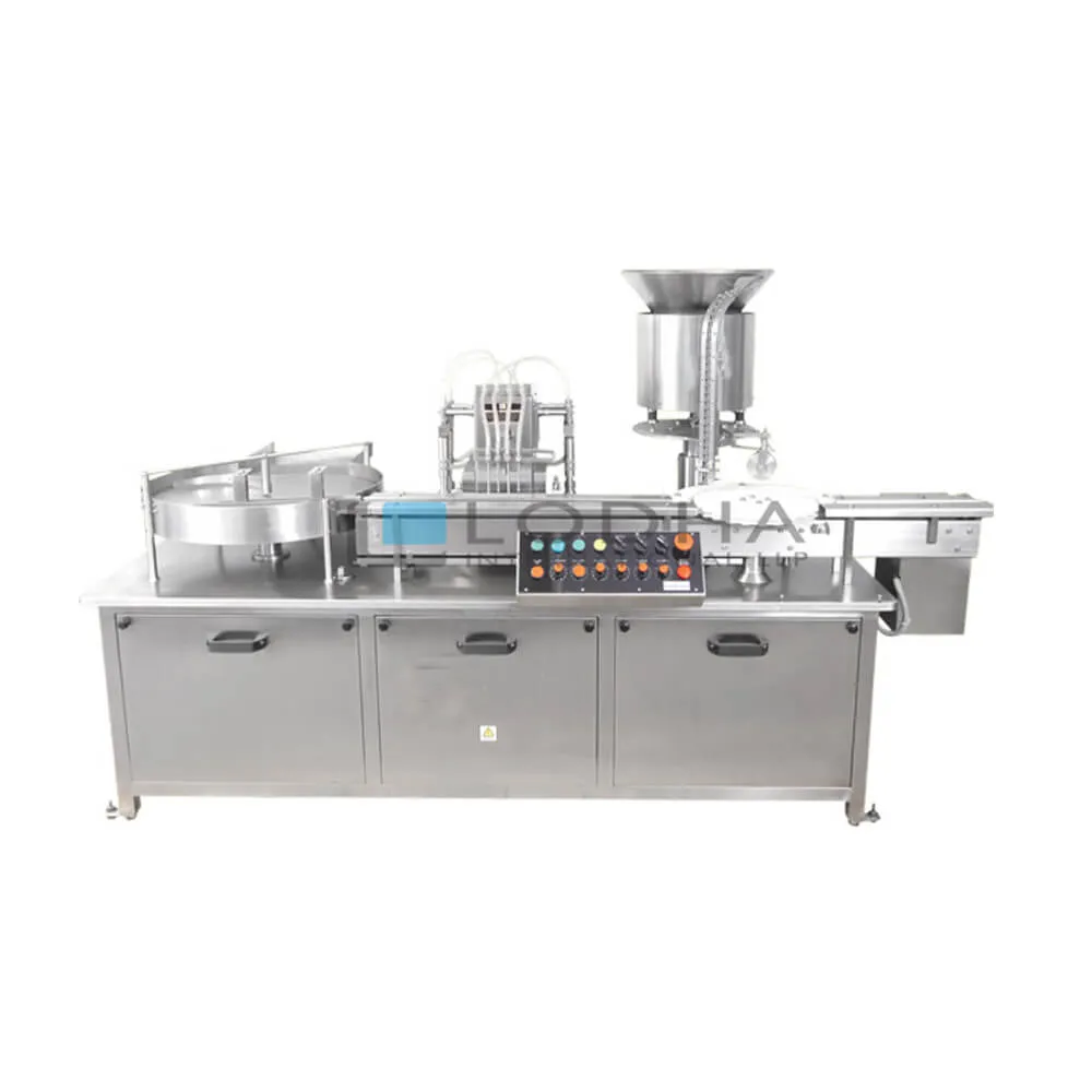 Injectable Liquid Filling and Rubber Stoppering Machine