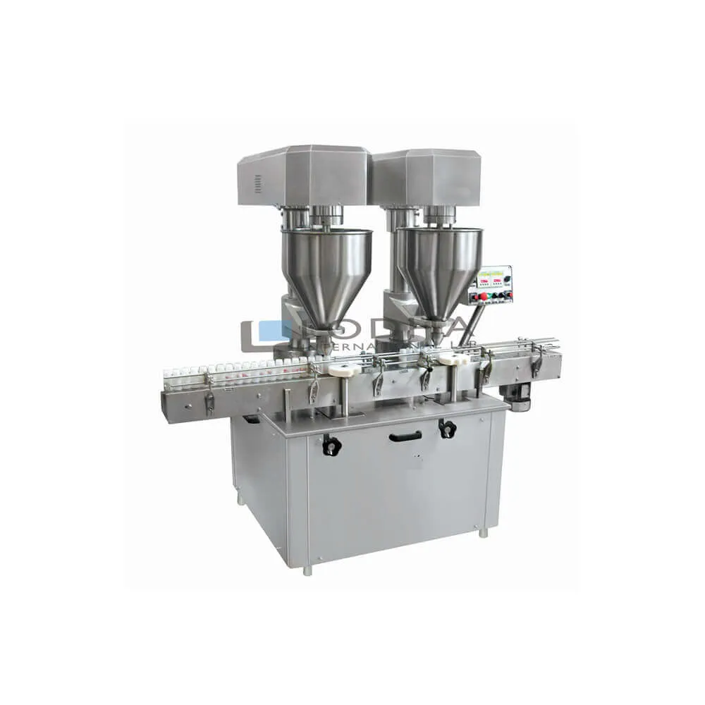 Double Head Augur Powder Filling Machine