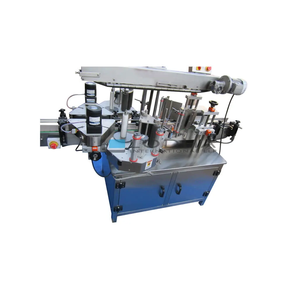 Automatic Double Side Flat Bottle Sticker Labeling Machine