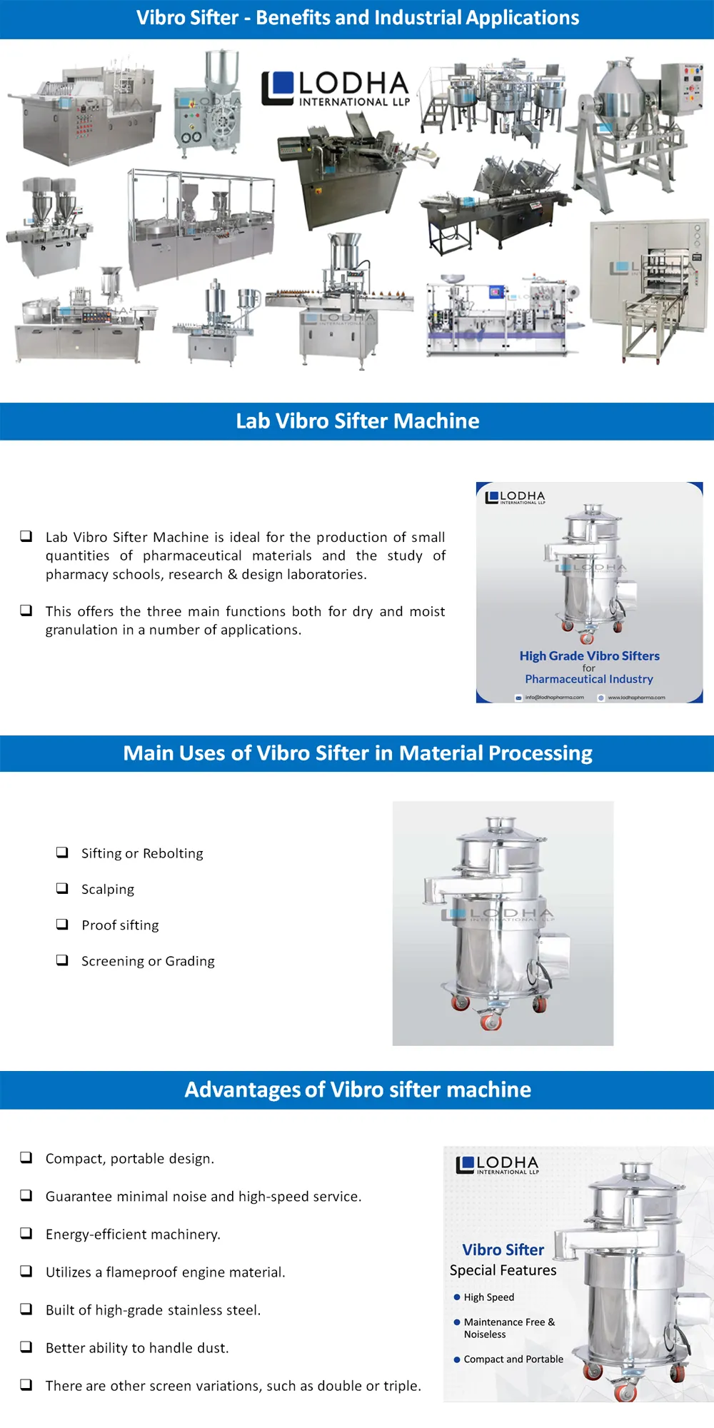 Vibro Sifter - Benefits and Industrial Applications